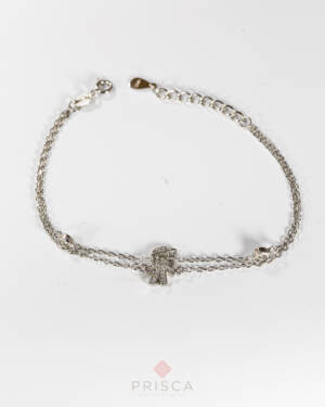 BR-ABS111ZAB-F_-_Bracciale_in_Argento_Bimbo__Zirconi_Argento_Bianco_Catena_Forzatina_(1)