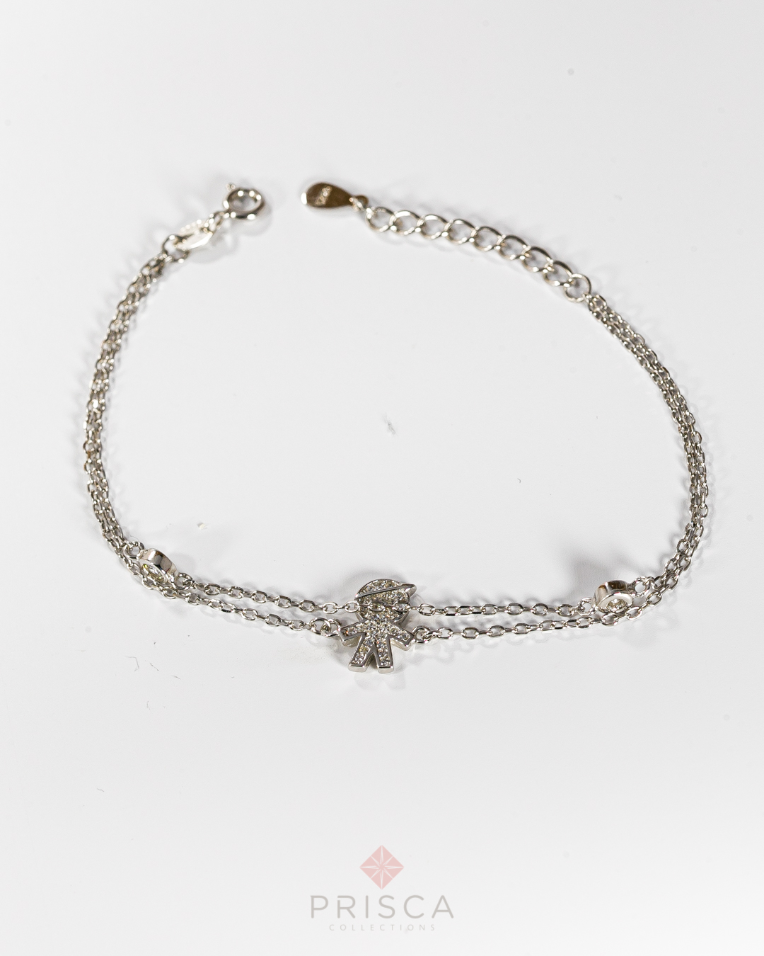 BR-ABS111ZAB-F_-_Bracciale_in_Argento_Bimbo__Zirconi_Argento_Bianco_Catena_Forzatina_(1)