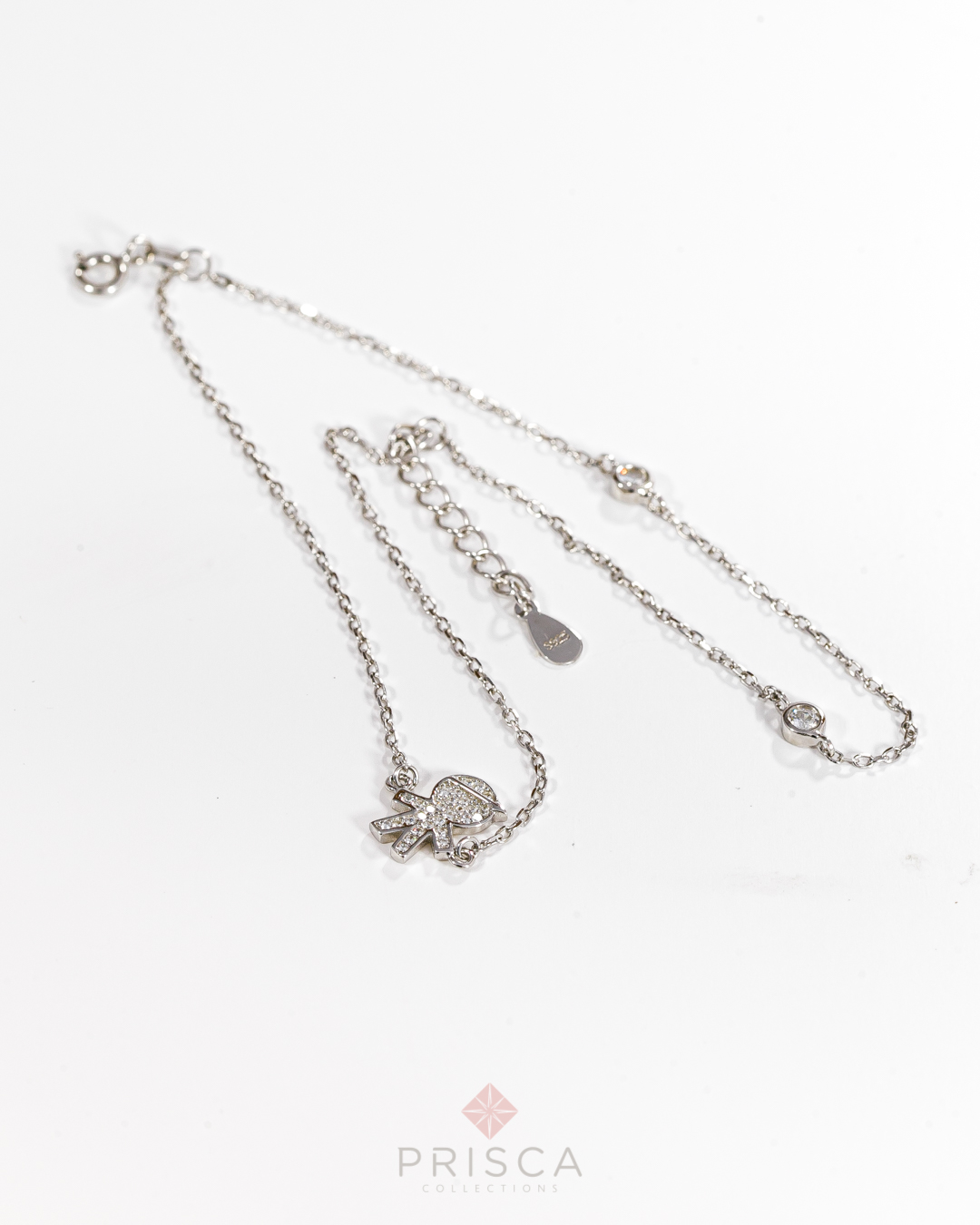 BR-ABS111ZAB-F_-_Bracciale_in_Argento_Bimbo__Zirconi_Argento_Bianco_Catena_Forzatina_(3)