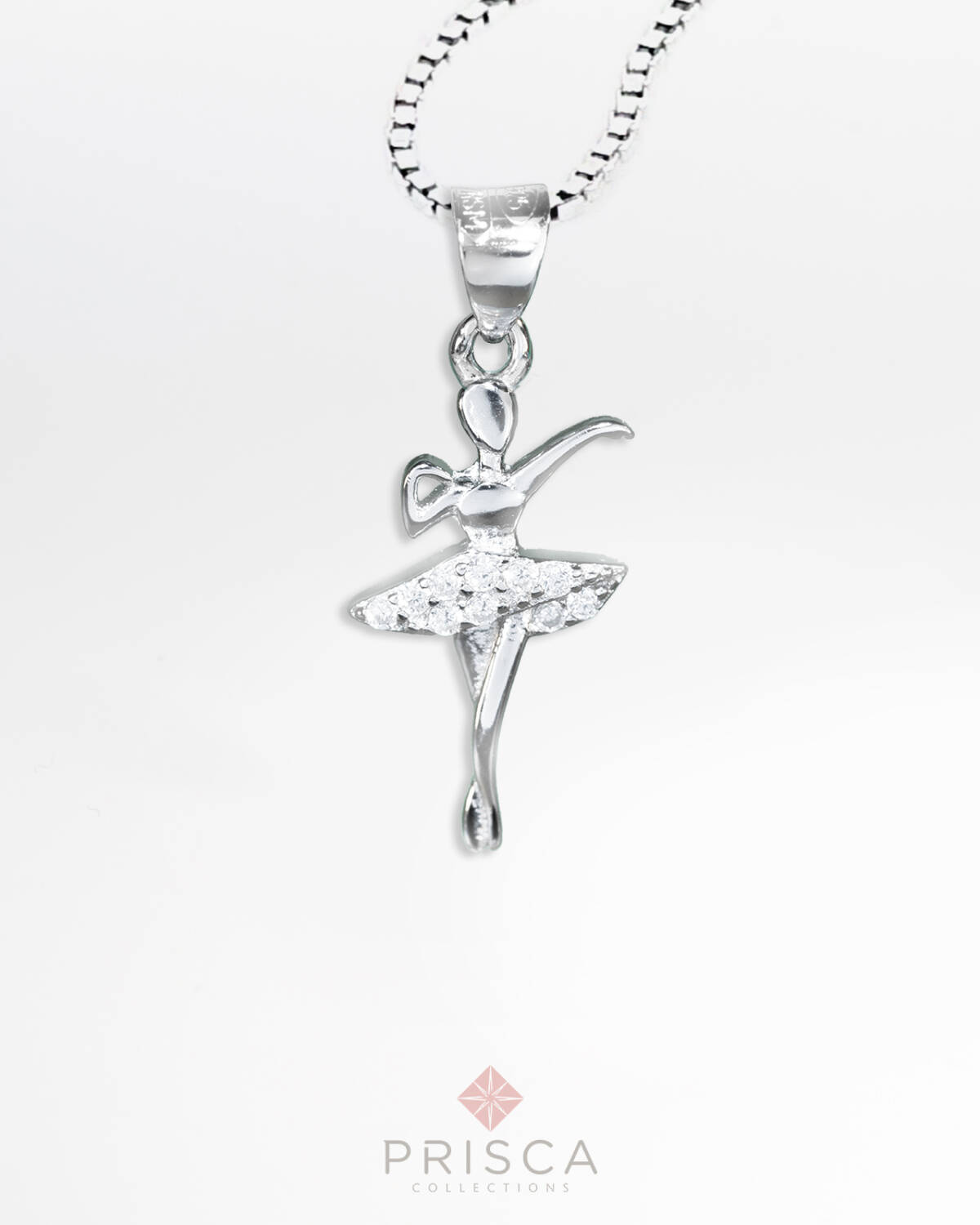 PD-ABP100ZBi-V_-_Pendente_in_Argento_Ballerina_Sous-Sus_Zirconi_Bianco_Catena_Veneziana_1
