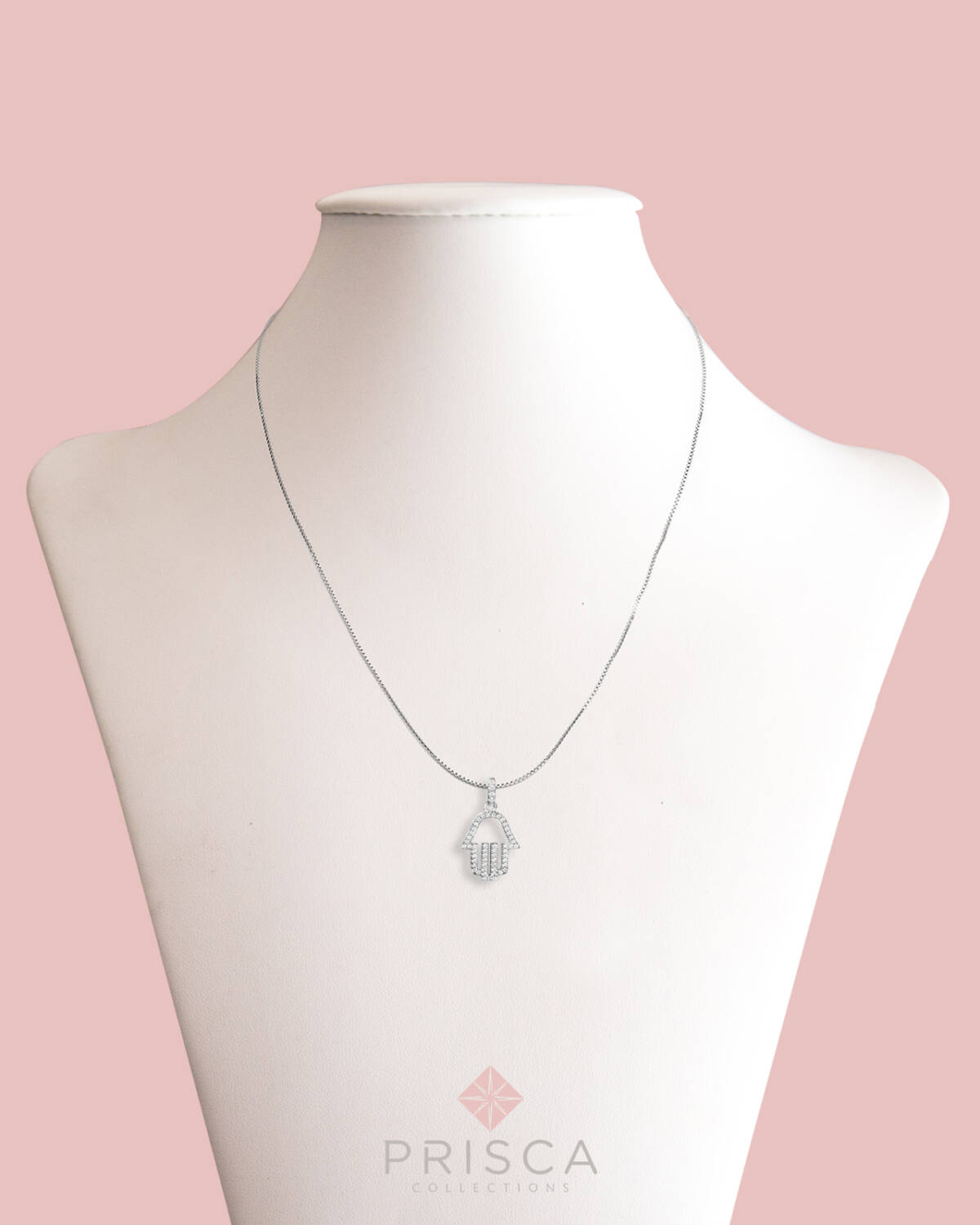PD-ABS100ZBi-V_-_Pendente_in_Argento_Mano_di_Fatima__Zirconi_Bianco_Catena_Veneziana_2