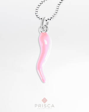 PD-ABS103RsoG-V_-_Pendente_in_Argento_Corno_Portafortuna_Rosa_Grande_Catena_Veneziana_2