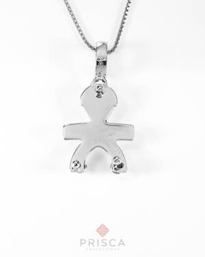 pendente bimbo argento 925