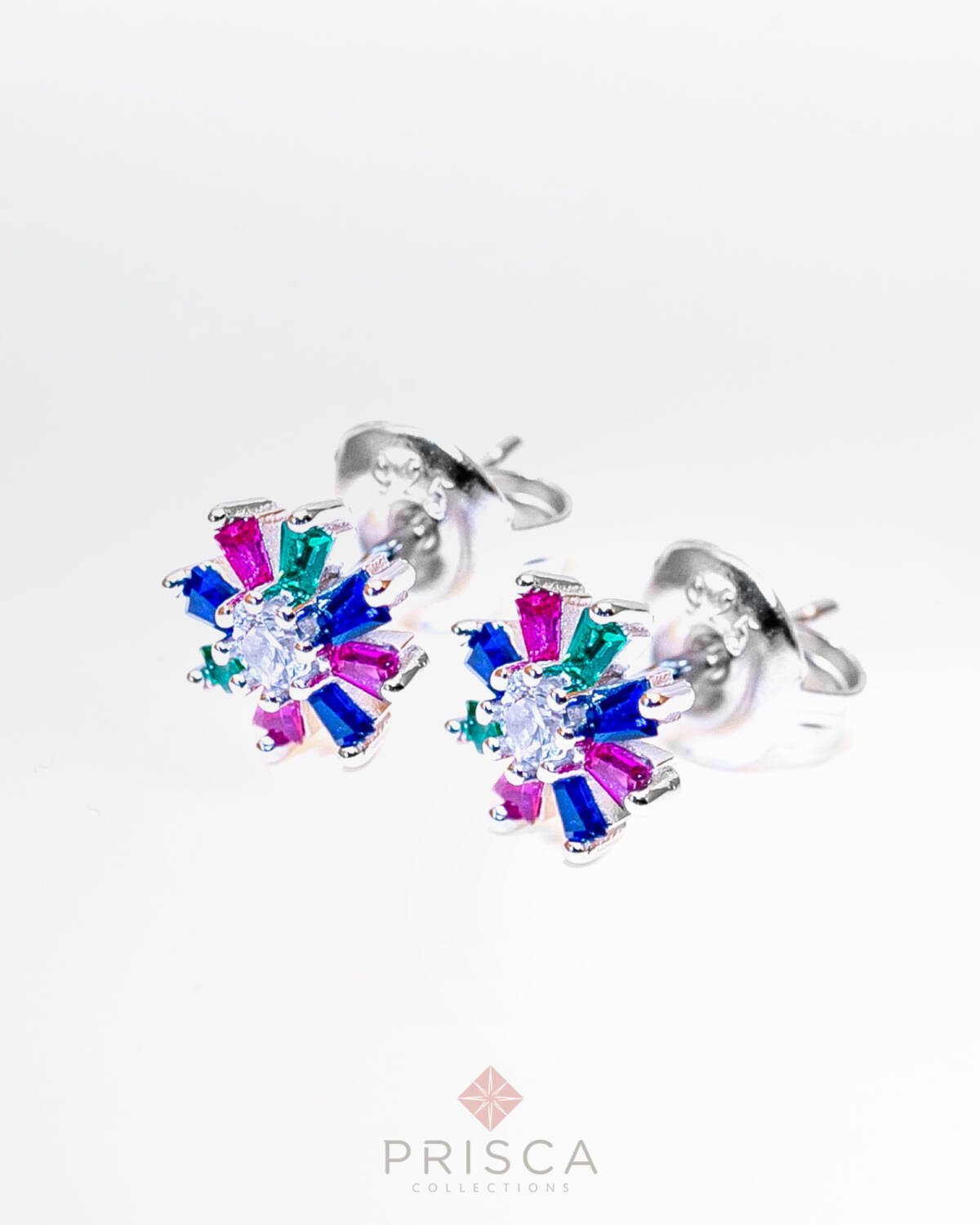 PR-ABN108ZMt-V_-_Parure_in_Argento_Fiore_8_petali_Zirconi_Multicolor_Catena_Veneziana_2