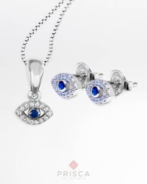 PR-ABS101PBi-V_-_Parure_in_Argento_Occhio_di_Fatima_con_Zircone_Blu_Pave_Bianco_Catena_Veneziana_1