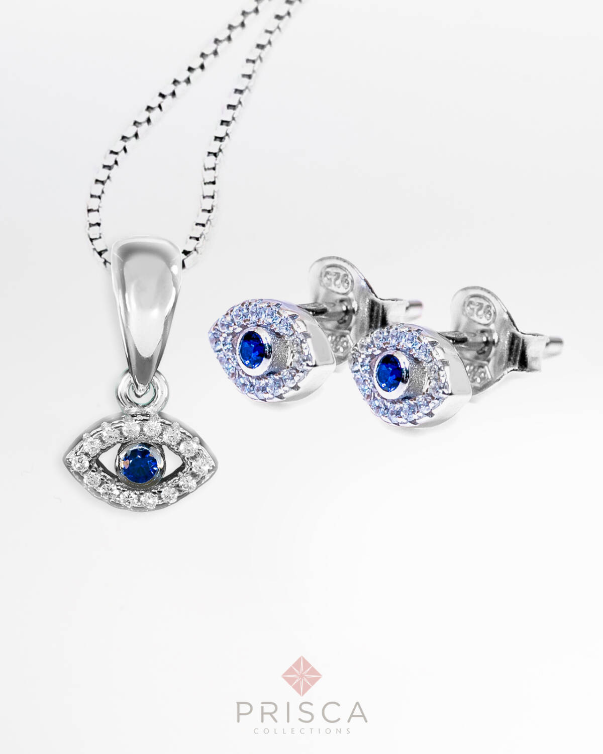 PR-ABS101PBi-V_-_Parure_in_Argento_Occhio_di_Fatima_con_Zircone_Blu_Pave_Bianco_Catena_Veneziana_1