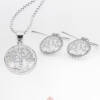 PR-ABS102PCBi-V_-_Parure_in_Argento_Albero_della_Vita__Cornice_Pave_Bianco_Catena_Veneziana_1