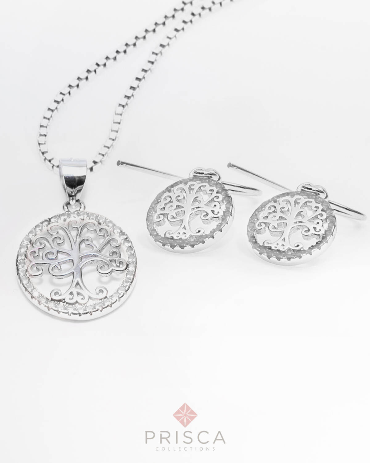 PR-ABS102PCBi-V_-_Parure_in_Argento_Albero_della_Vita__Cornice_Pave_Bianco_Catena_Veneziana_1