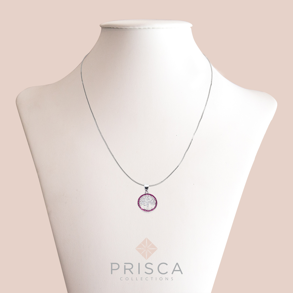 PR-ABS102PCMg-V_-_Parure_in_Argento_Albero_della_Vita__Cornice_Pave_Magenta_Catena_Veneziana_3